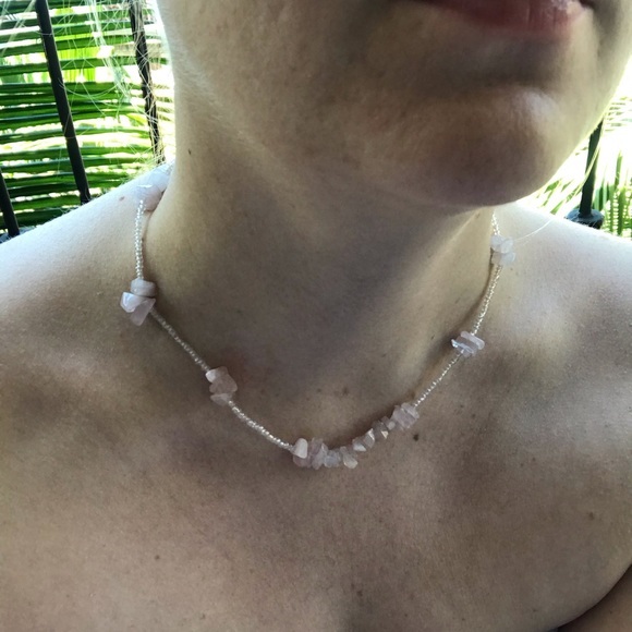 Sweet Rose Quartz Necklace - Picture 4 of 13